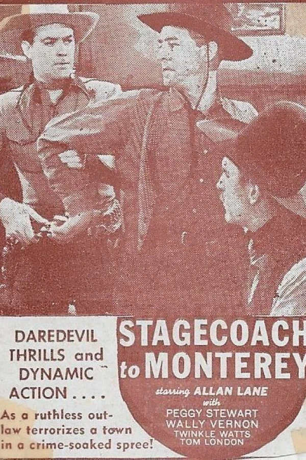 Stagecoach to Monterey Poster