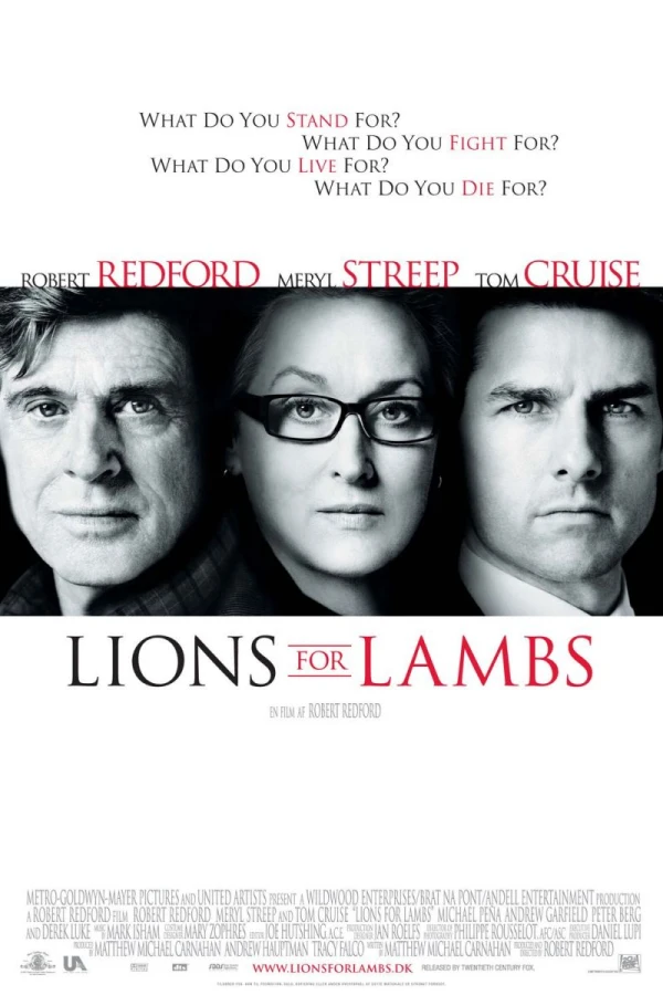 Lions for Lambs Poster