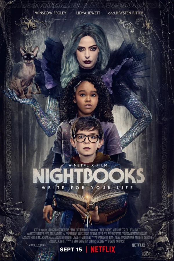 Night Books Poster