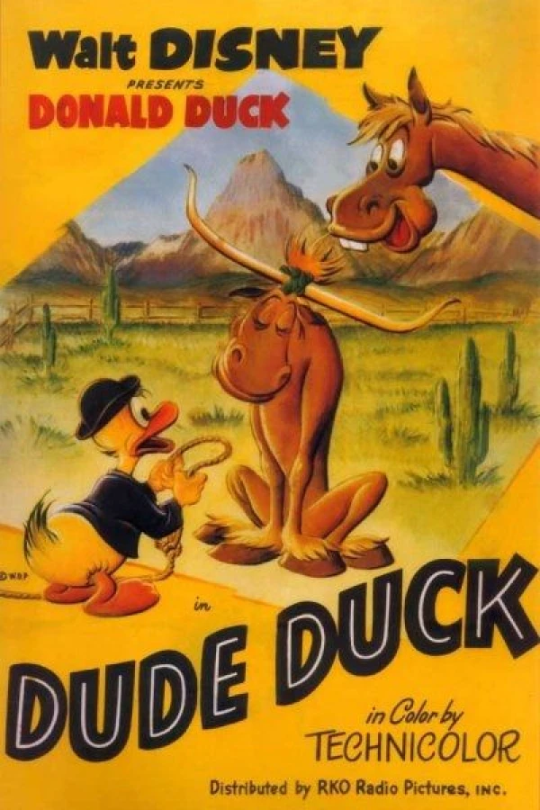 Dude Duck Poster