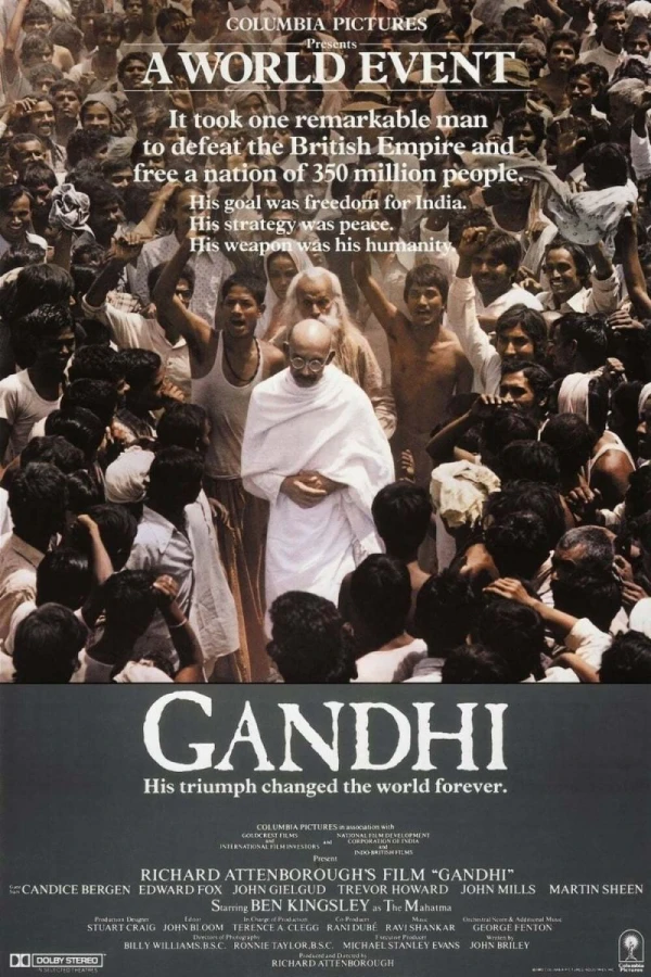 Richard Attenborough's Film: Gandhi Poster