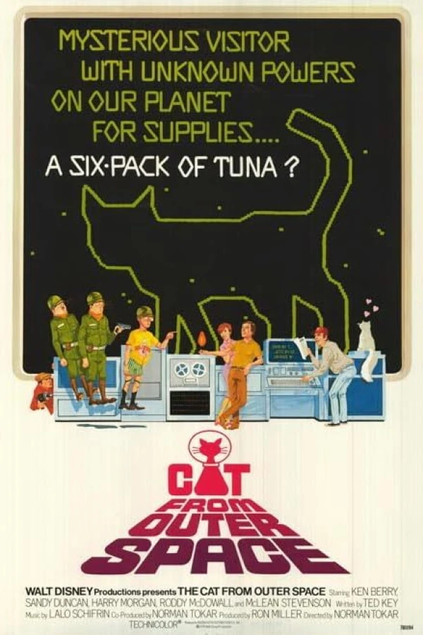 The Cat from Outer Space Poster