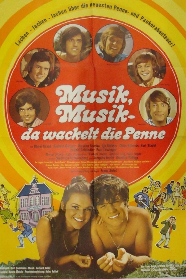 Musik, Musik - da wackelt die Penne Poster