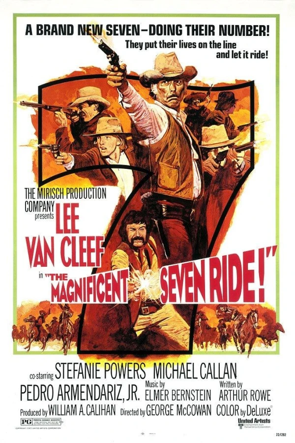 Magnificent Seven 4 - The Magnificent Seven Ride! (1972) Poster