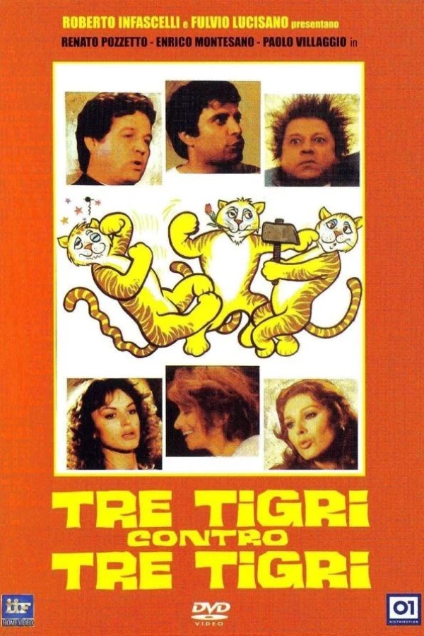 Three Tigers Against Three Tigers Poster