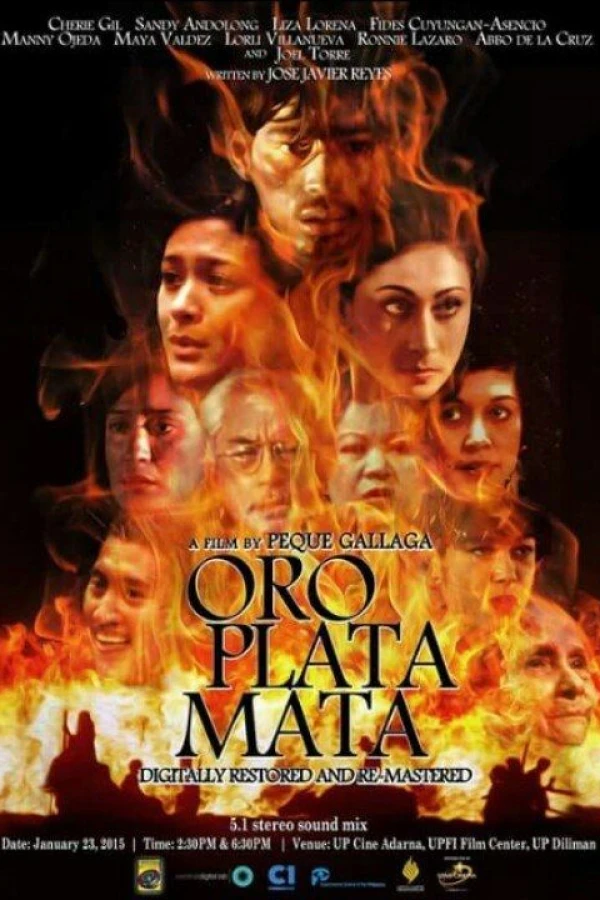 Oro, plata, mata Poster