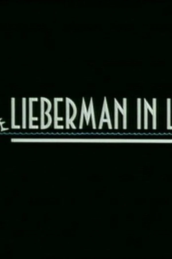 Lieberman in Love Poster