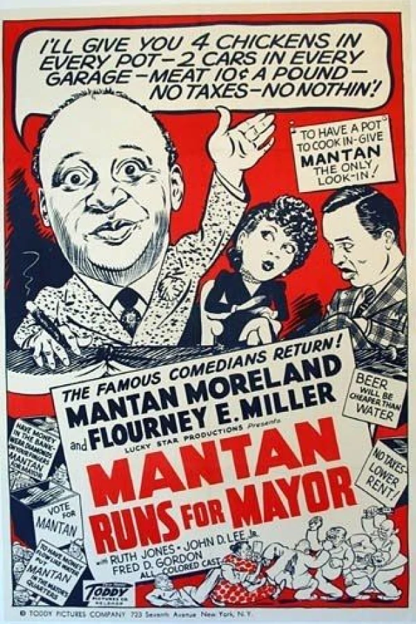 Mantan Runs for Mayor Poster