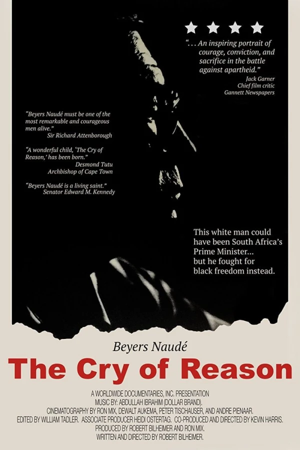 The Cry of Reason: Beyers Naude - An Afrikaner Speaks Out Poster