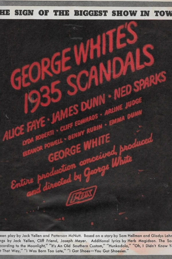 George White's 1935 Scandals Poster