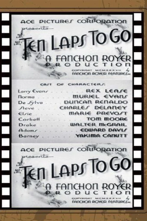 Ten Laps to Go Poster