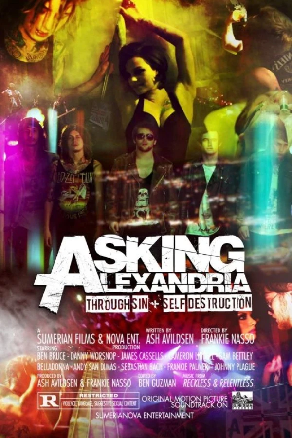 Asking Alexandria: Through Sin and Self-Destruction Poster