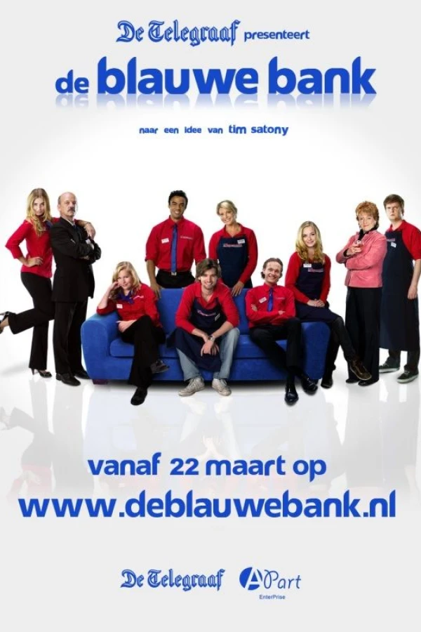 De Blauwe Bank Poster