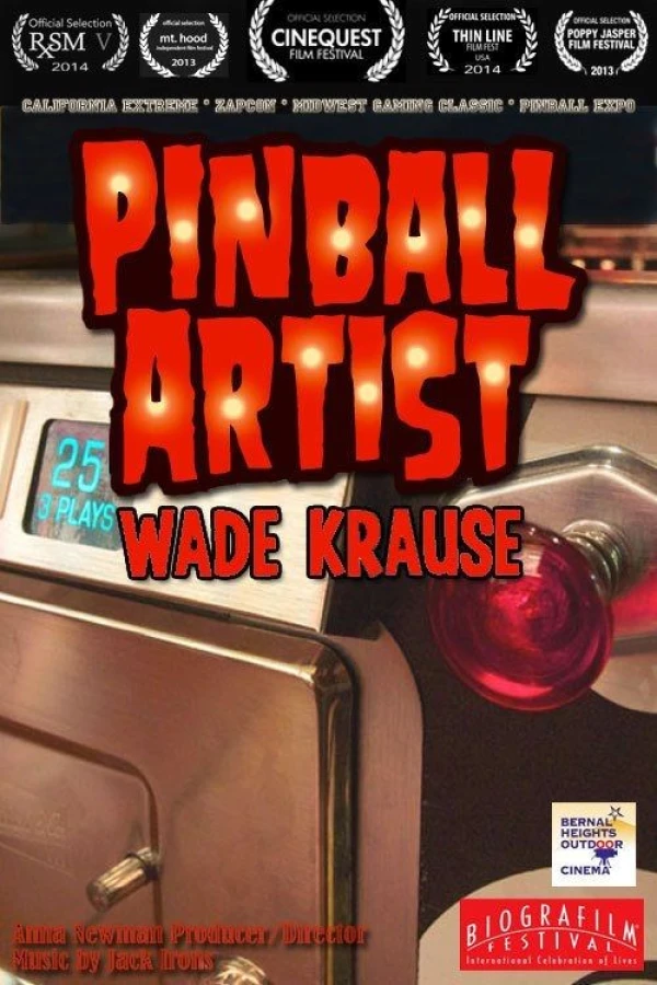 Wade Krause: Pinball Artist Poster