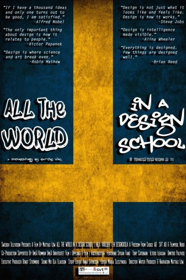 All the World in a Design School Poster