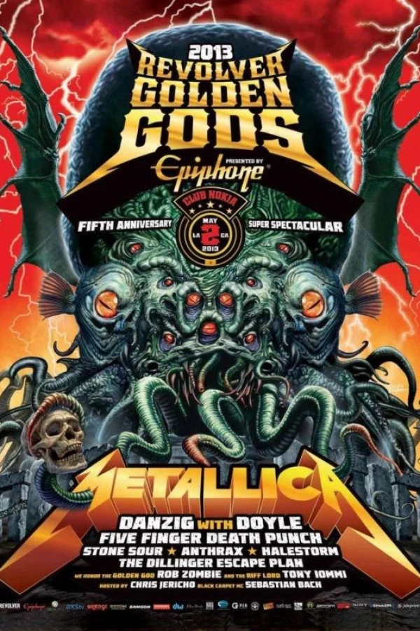 Golden Gods 5th Anniversary Show Poster