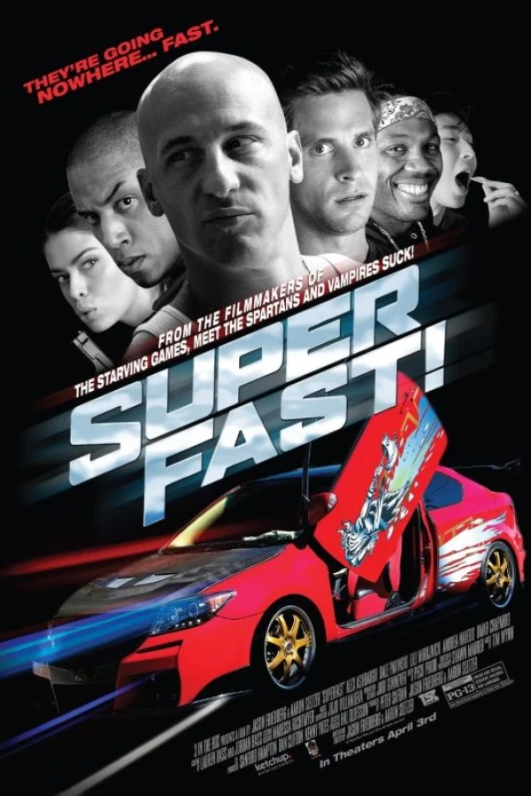 The Fast and the Furious Parody: Superfast! Poster