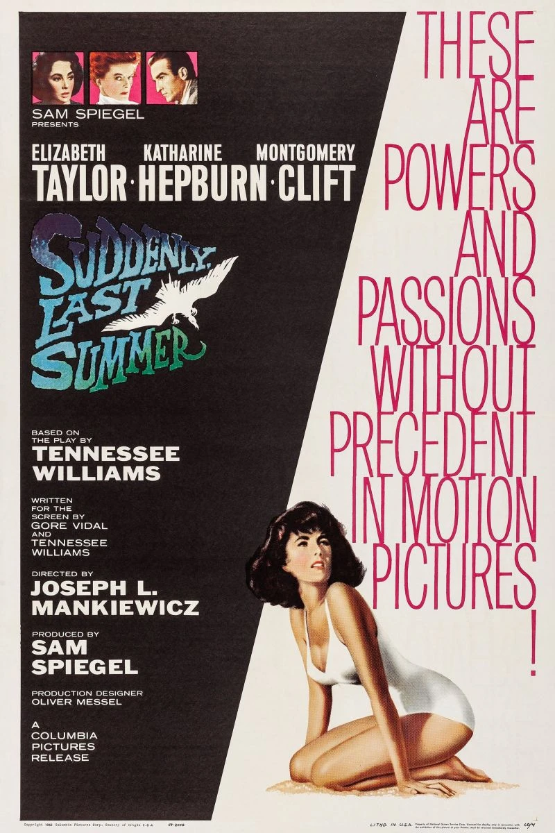 Suddenly, Last Summer Poster