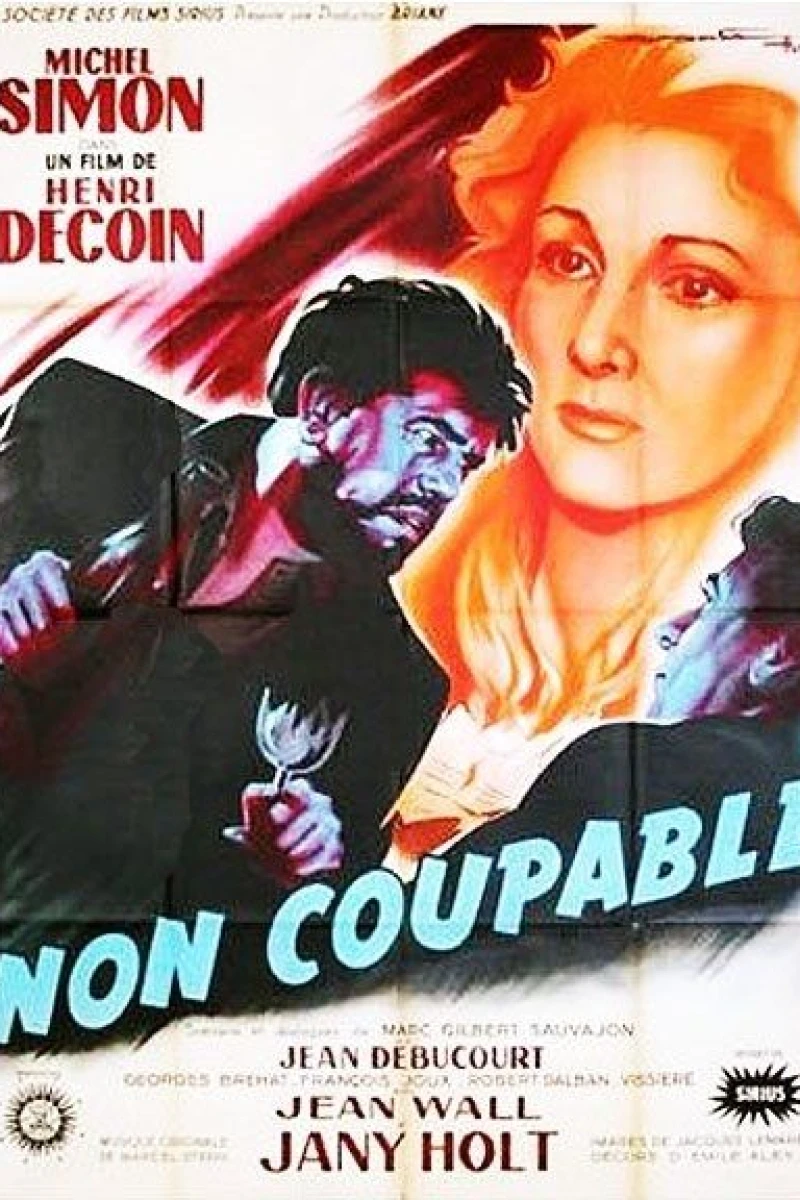 Non coupable Poster