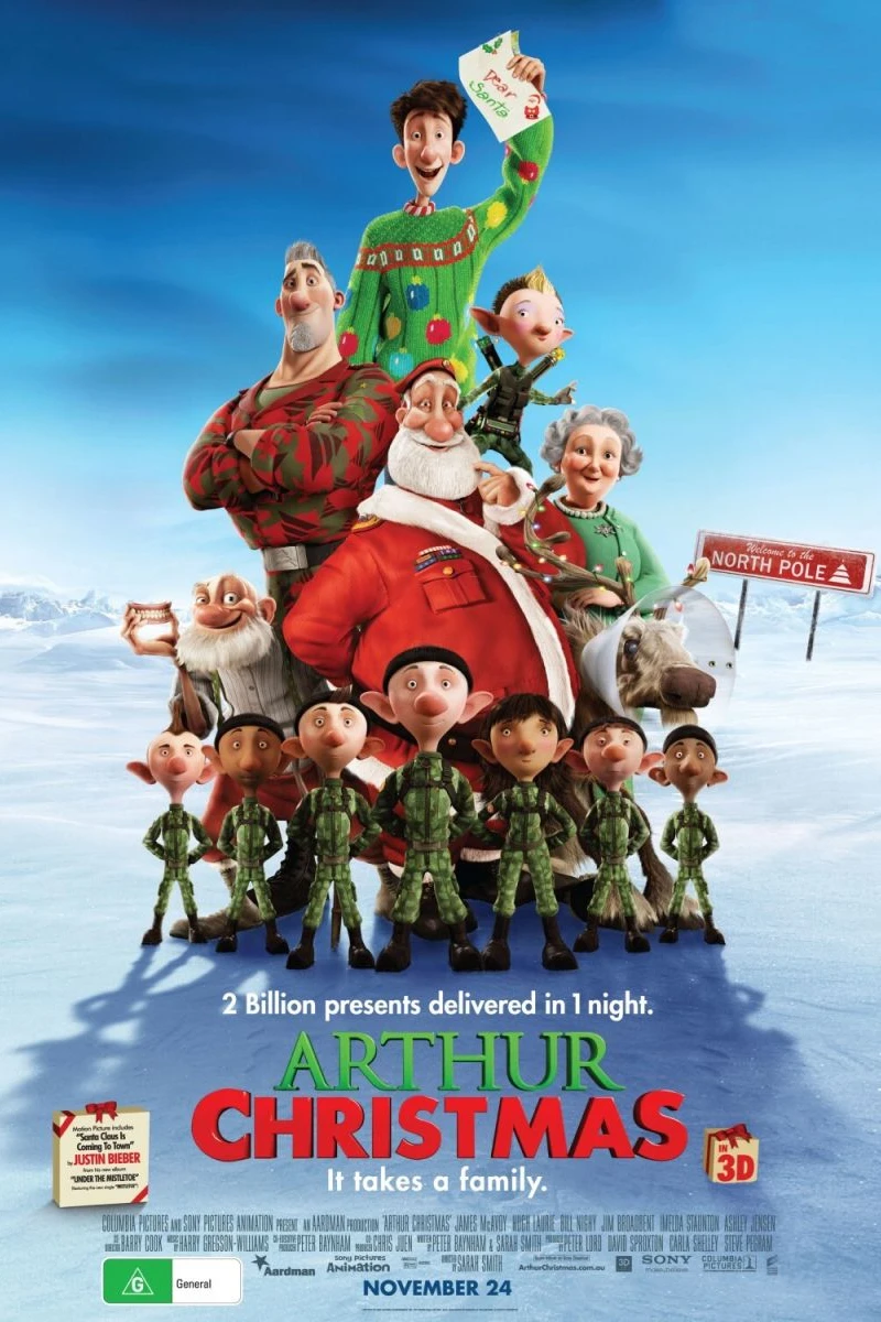 Arthur Christmas Poster