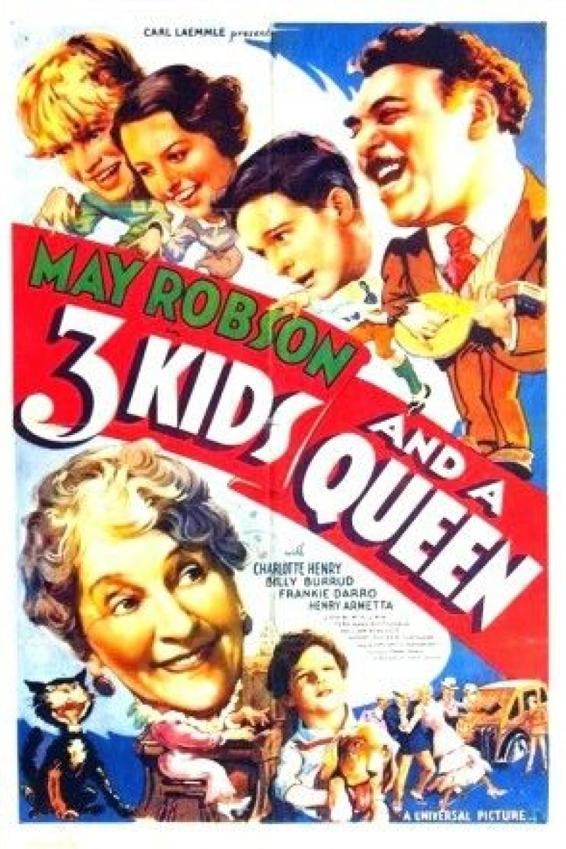 3 Kids and a Queen Poster