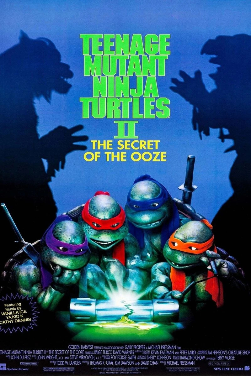 Teenage Mutant Ninja Turtles II: The Secret of the Ooze Poster