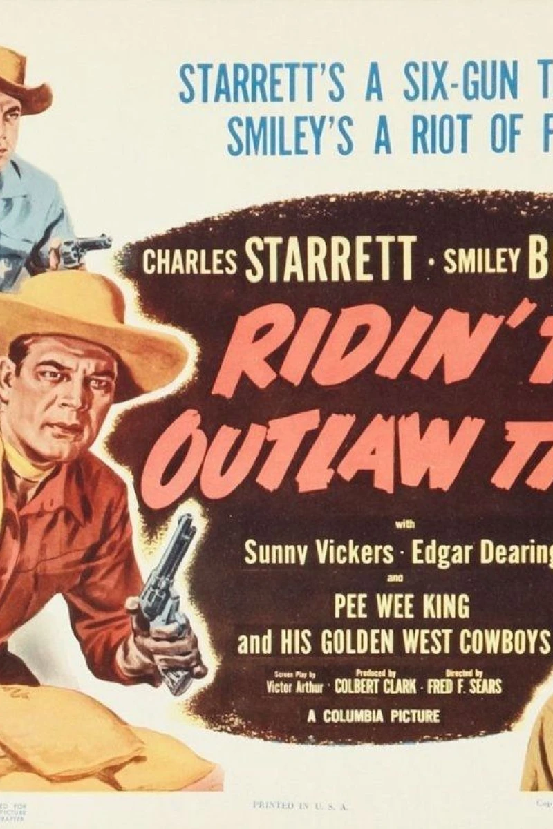 Ridin' the Outlaw Trail Poster