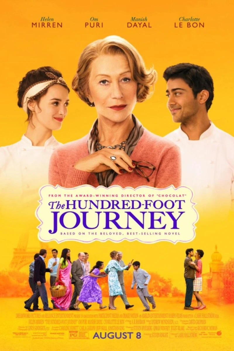 From Bombay to Paris: The Hundred-Foot Journey Poster