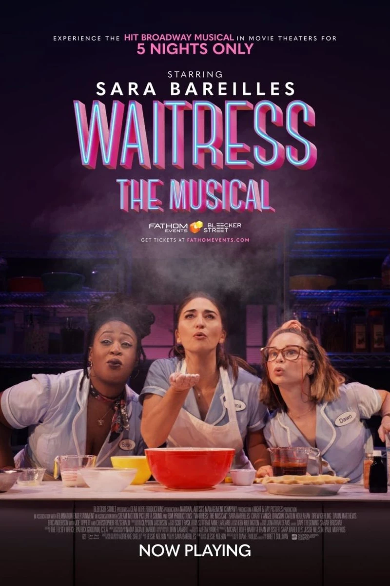 Waitress, the Musical Live on Broadway! Poster