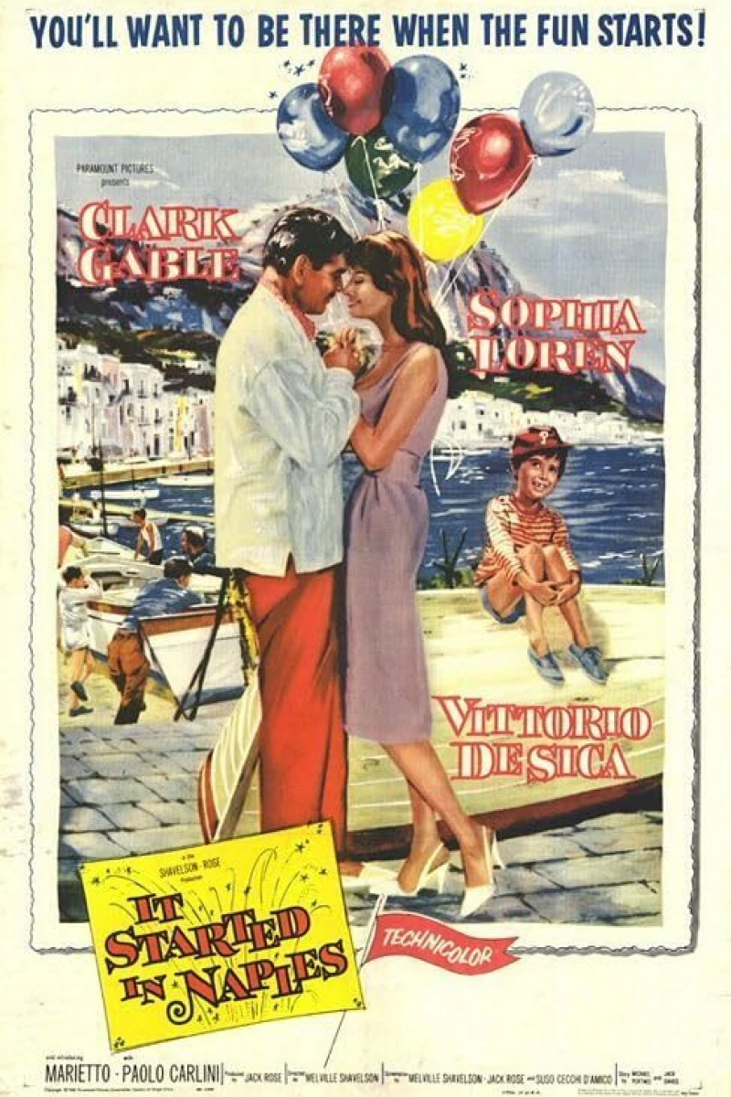 It Started In Naples Poster