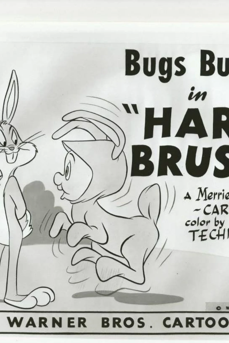 Hare Brush Poster