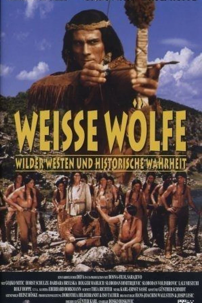 Weisse Wölfe Poster