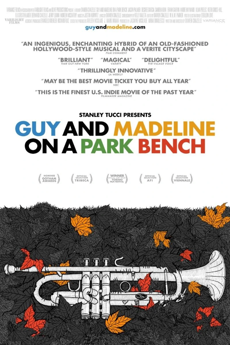 Guy and Madeline on a Park Bench Poster