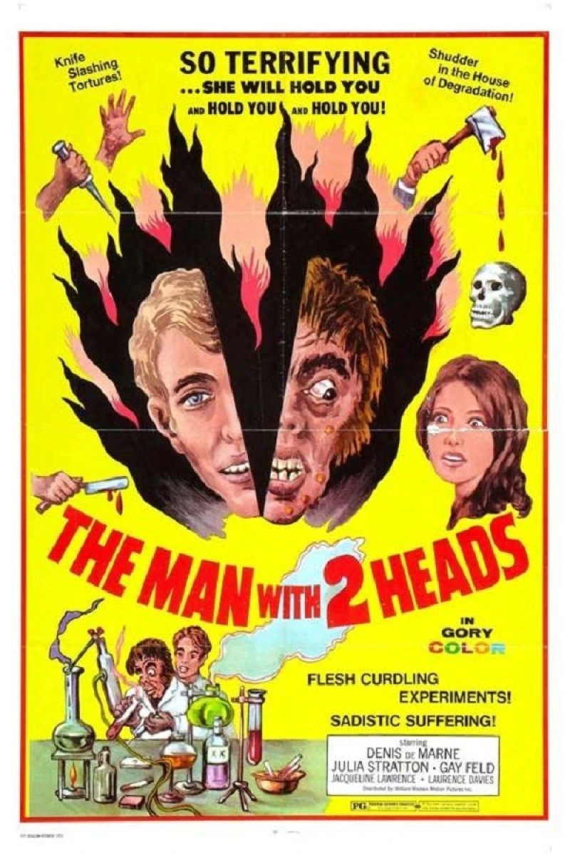 The Man with 2 Heads Poster