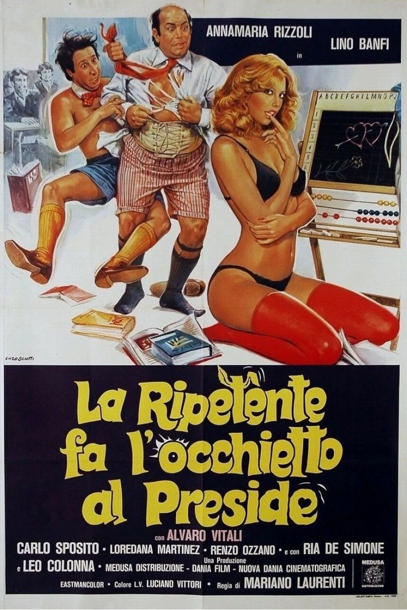 La ripetente fa l'occhietto al preside Poster