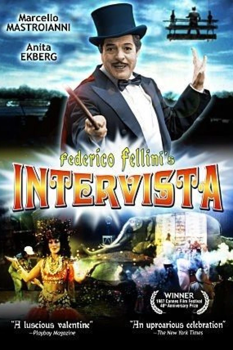 Fellini's Intervista Poster