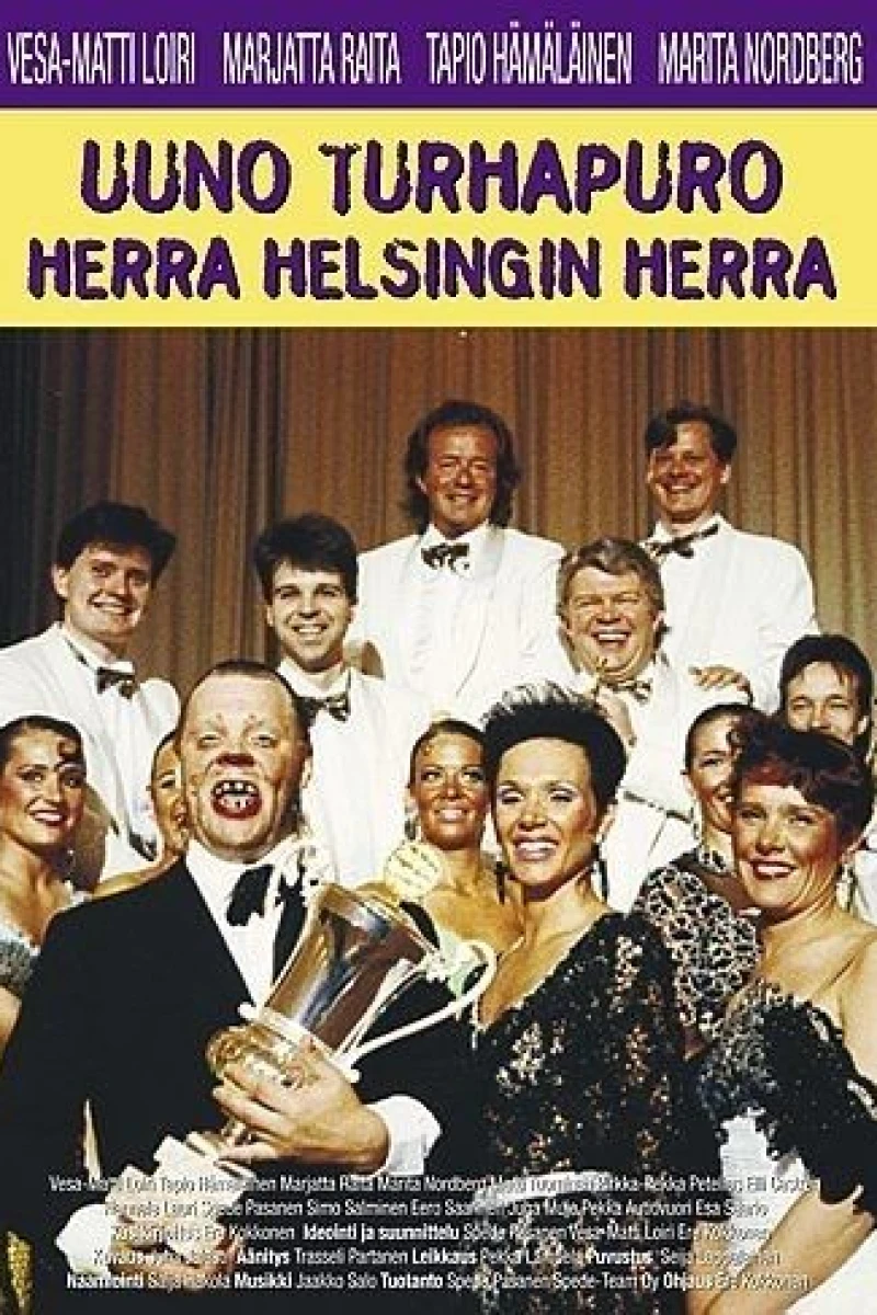 Uuno Turhapuro herra Helsingin herra Poster