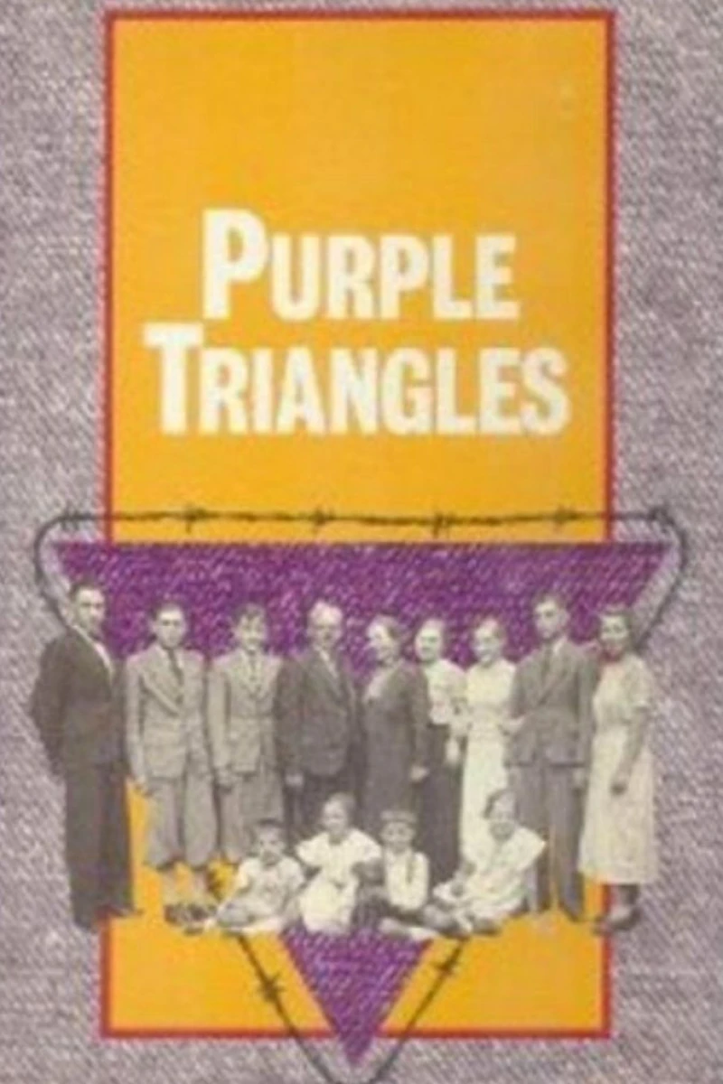 Purple Triangles Poster