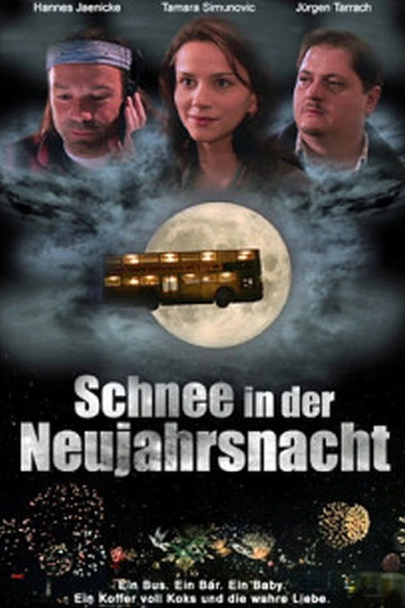 Schnee in der Neujahrsnacht Poster