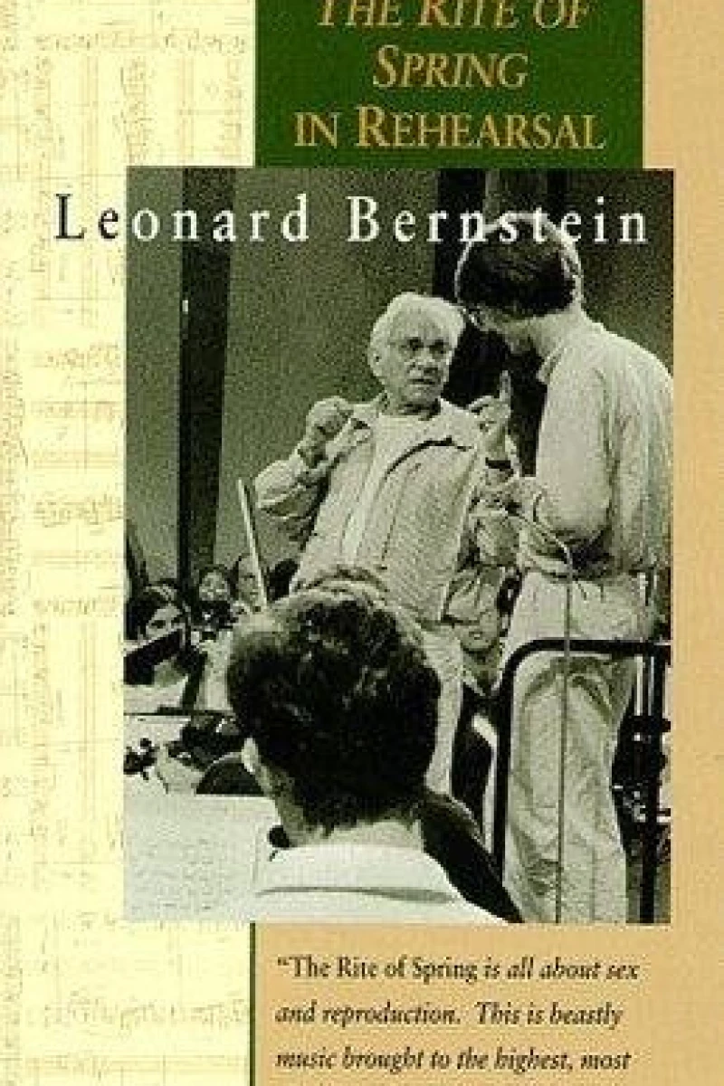 Leonard Bernstein: 'The Rite of Spring' in Rehearsal Poster