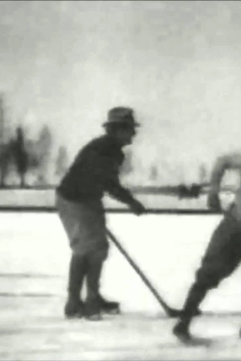 Hockey Match on the Ice Poster