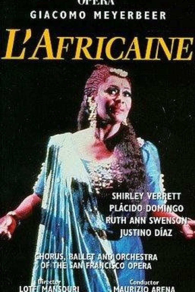 L'Africaine (1988) San Francisco Opera Poster