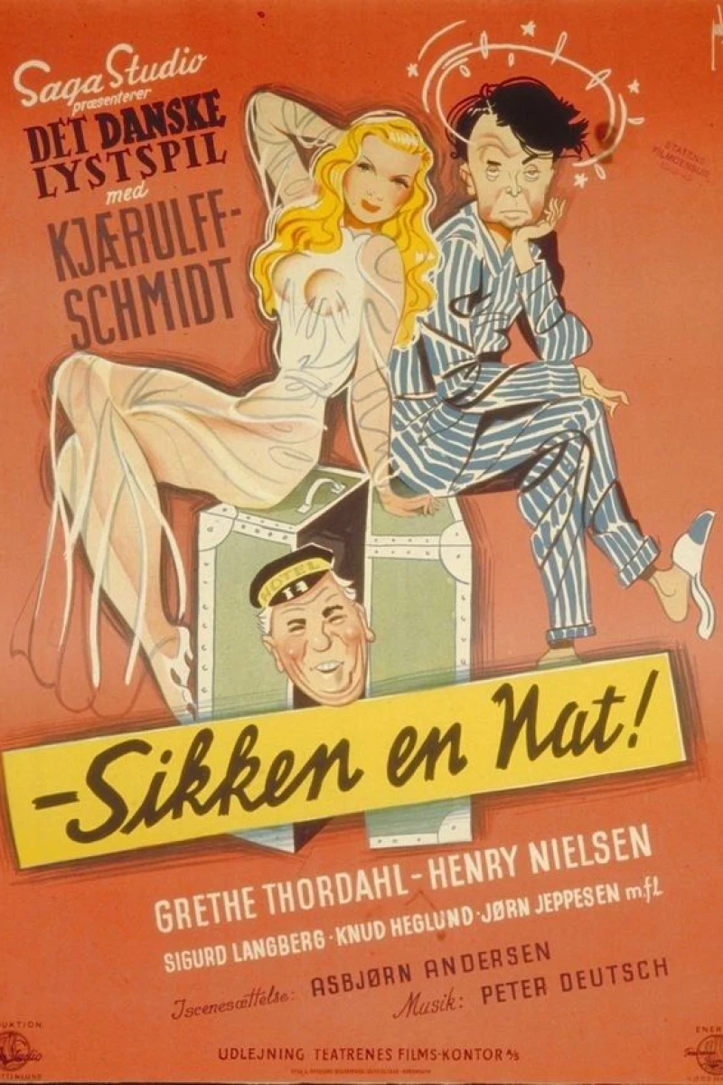 Sikken en nat Poster