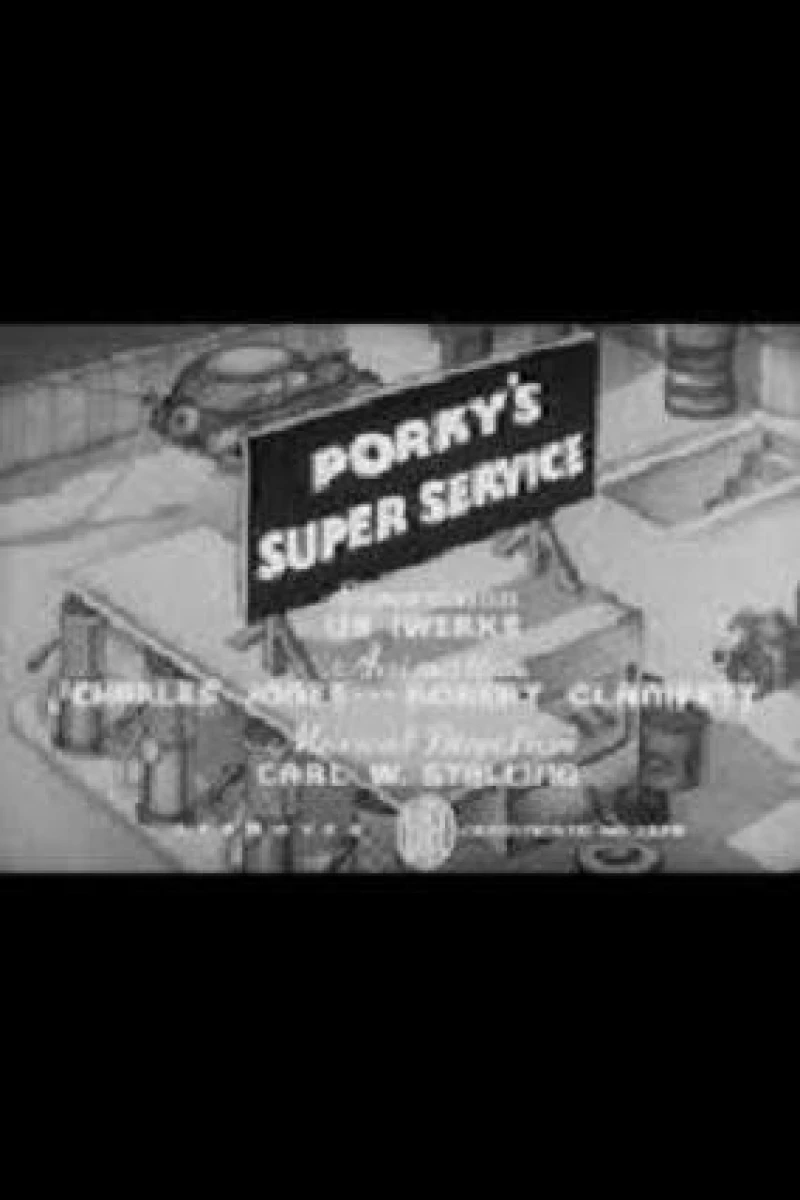 Porky's Super Service Poster