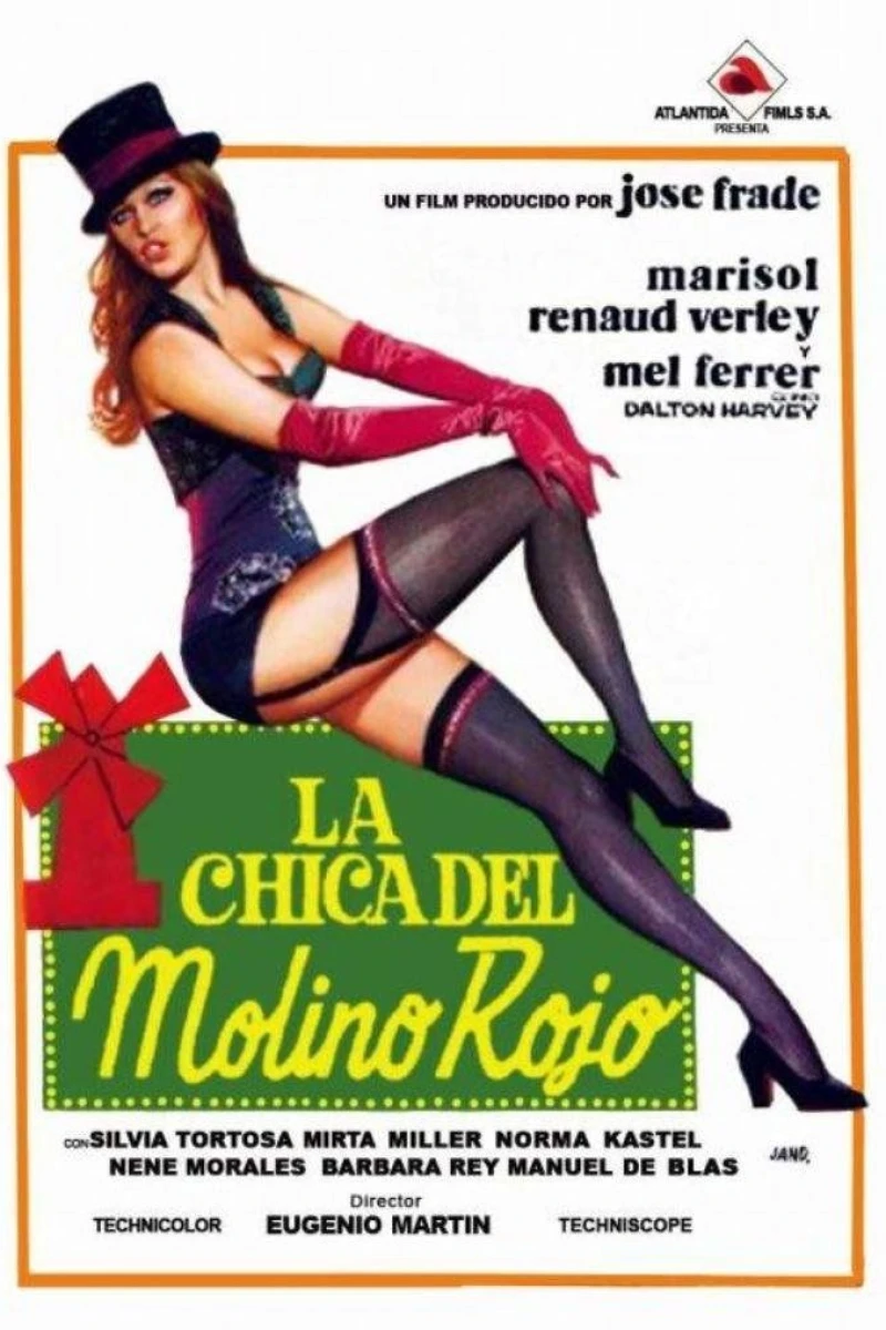 The Girl from the Red Cabaret Poster