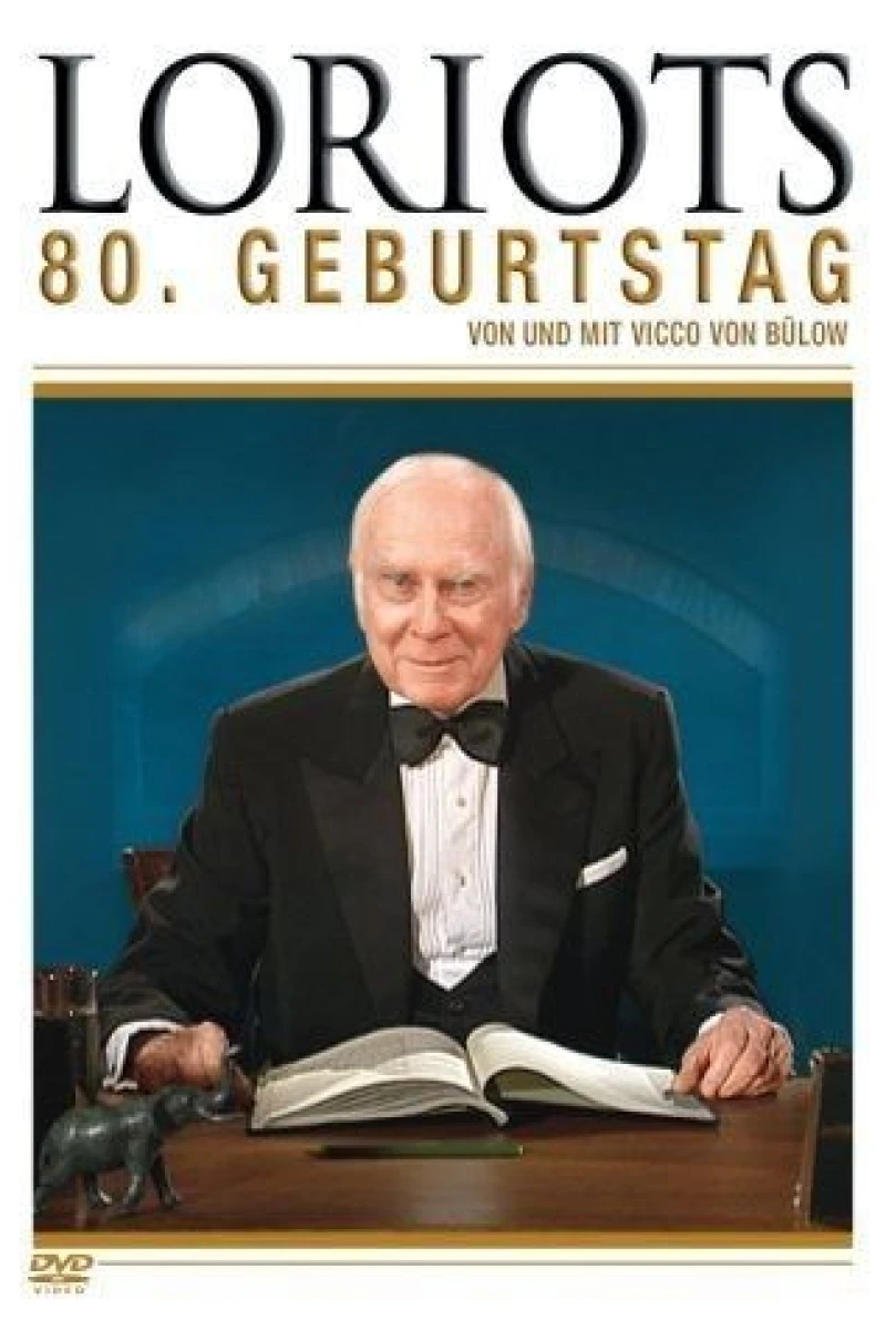 Loriots 80. Geburtstag Poster