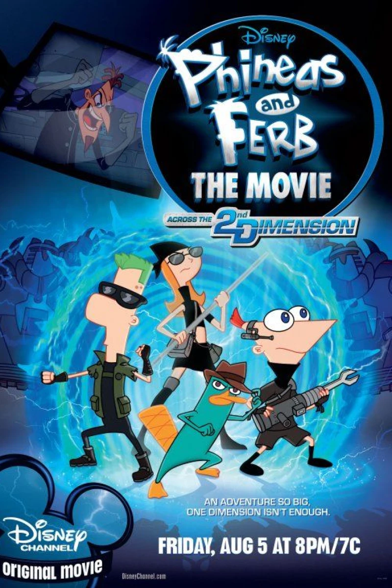 Phineas and Ferb - Across the 2nd Dimension Poster