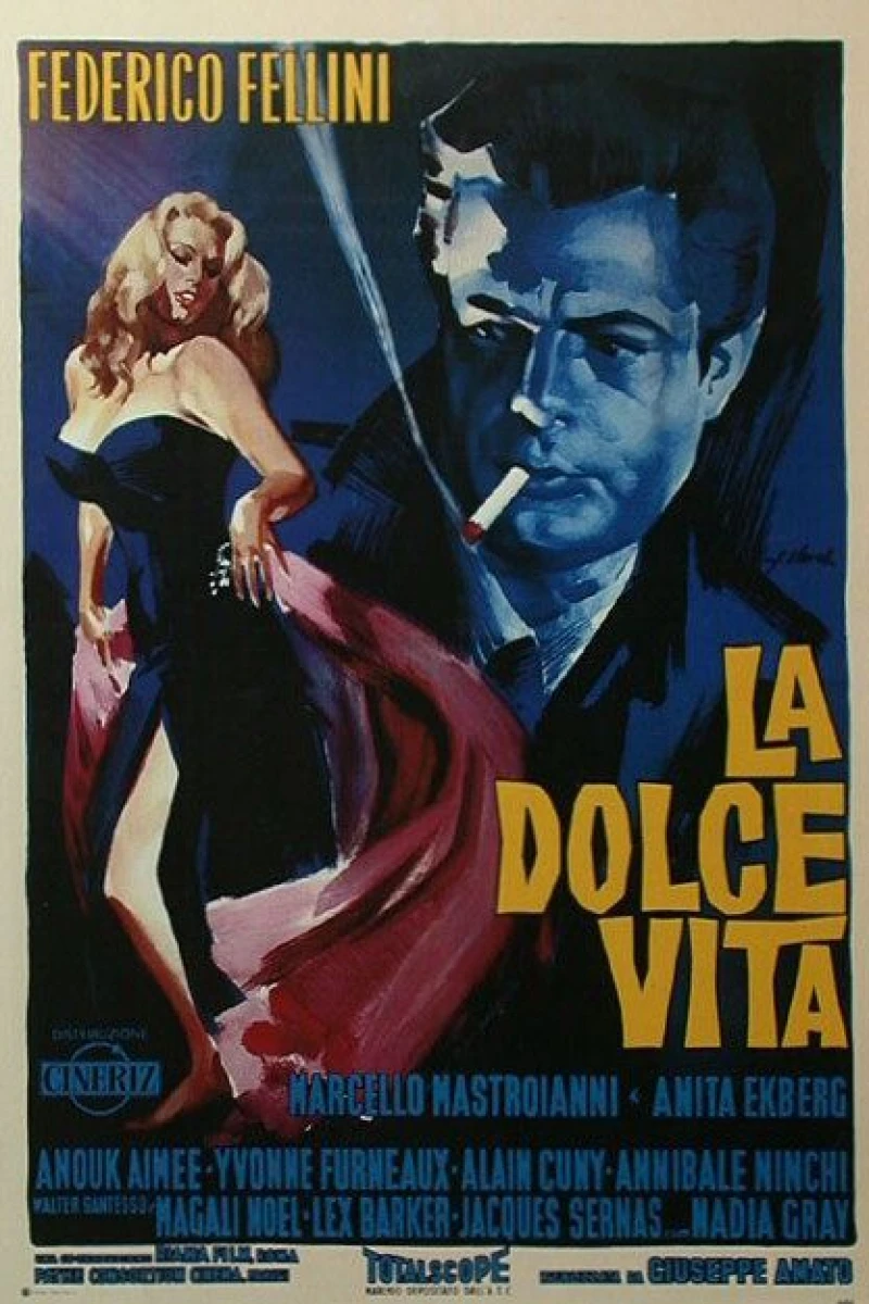 Federico Fellini's La Dolce Vita Poster