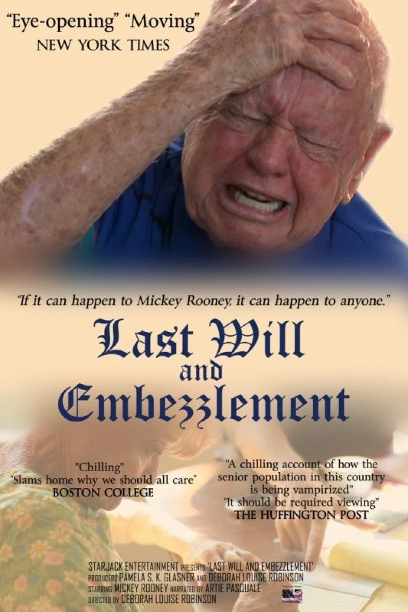 Last Will and Embezzlement Poster