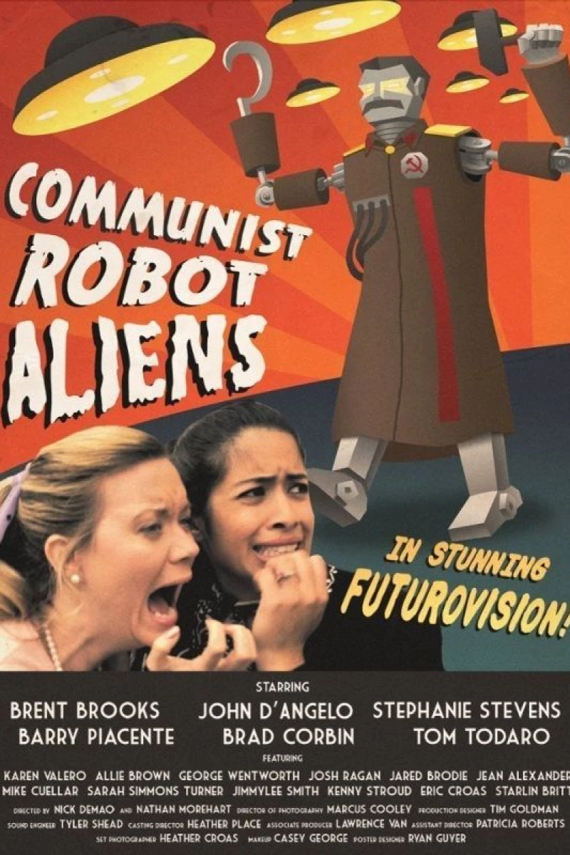 Communist Robot Aliens Poster